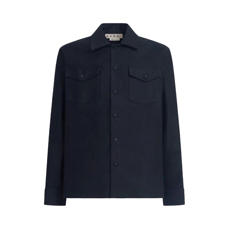 

Рубашка Marni Long-Sleeve Shirt Black, черный