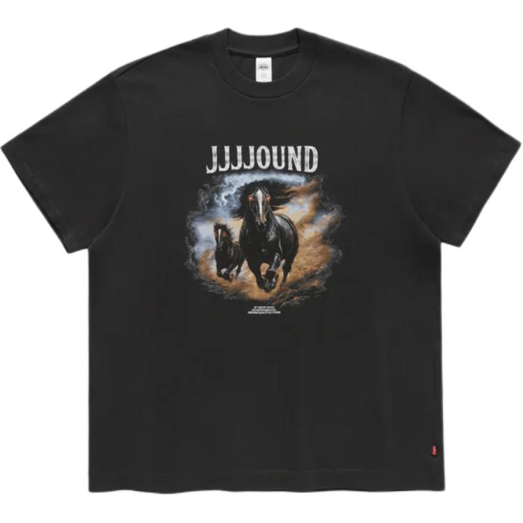 Джжжжоунд x JJJJound Коллаборация Футболка унисекс черная Levis — фото 2