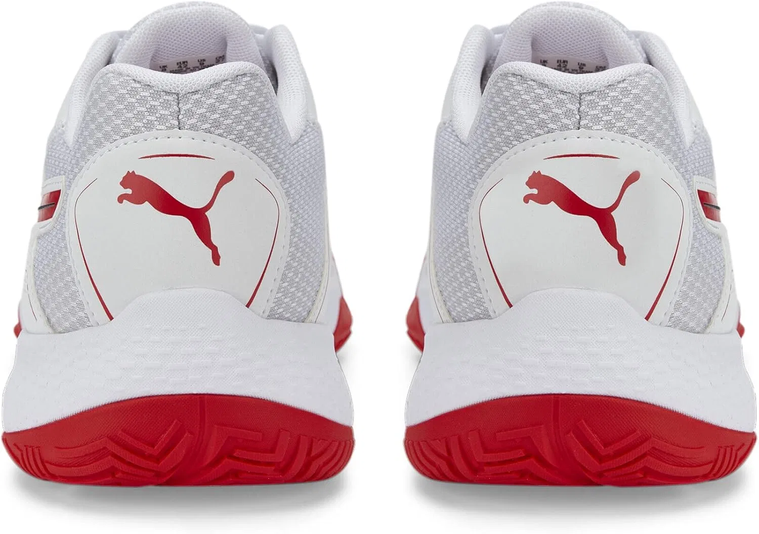 Универсальные кроссовки для игры в помещении Solarstrike II PUMA, Puma White Puma Black High Risk Red — фото 2
