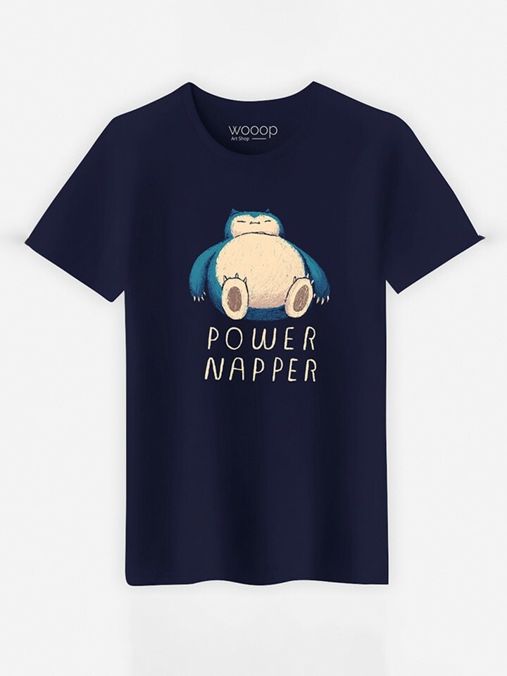 

Футболка WOOOP Shirt Power Napper, темно-синий