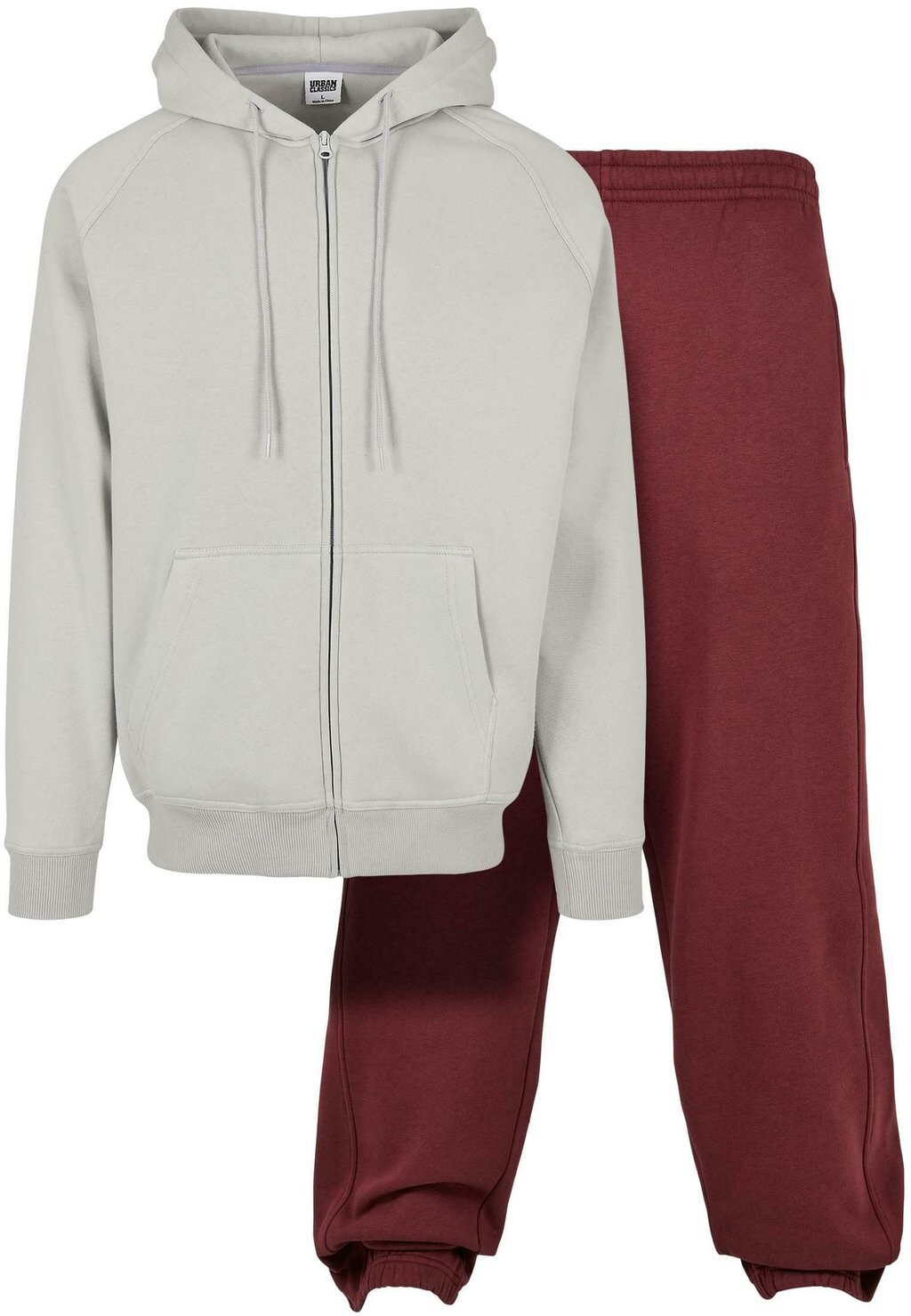 

Спортивный костюм Urban Classics, светлыйасфальт+вишня