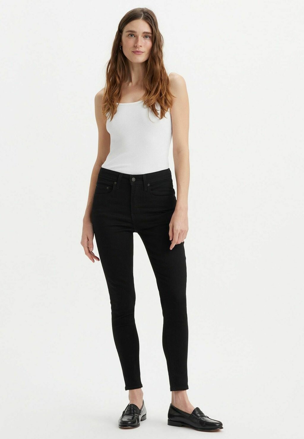Джинсы скинни 721™ HIGH RISE SKINNY Levi's, пестрый черный — фото 2
