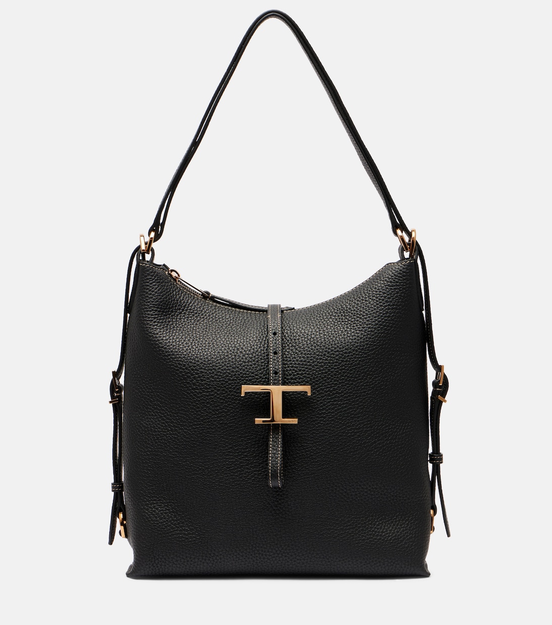 

T Timeless кожаная сумка через плечо Tod's, черный