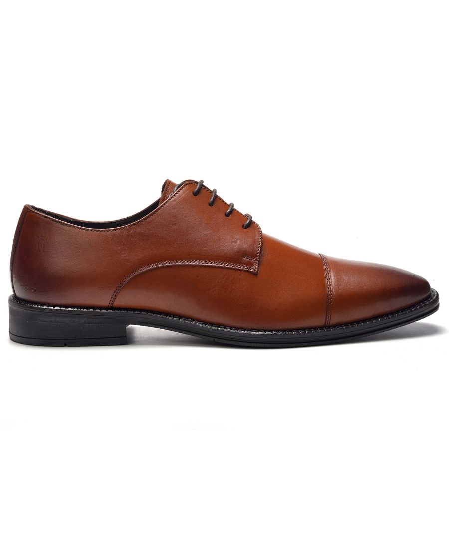 Мужские оксфордские туфли Maddox с мыском Cap-Toe A Veer, Tan — фото 2