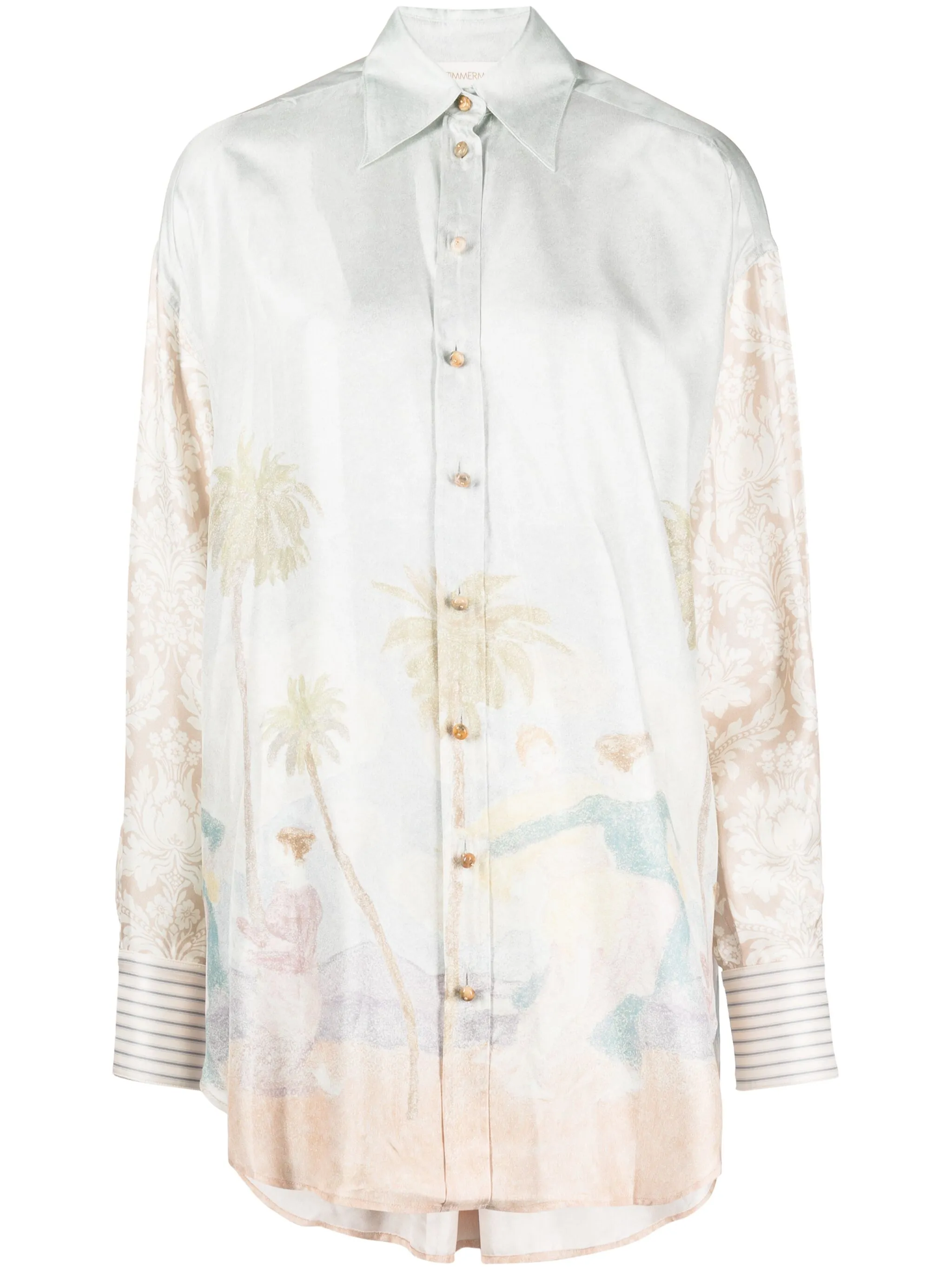 

Рубашка Sensory с принтом Zimmermann, мультиколор