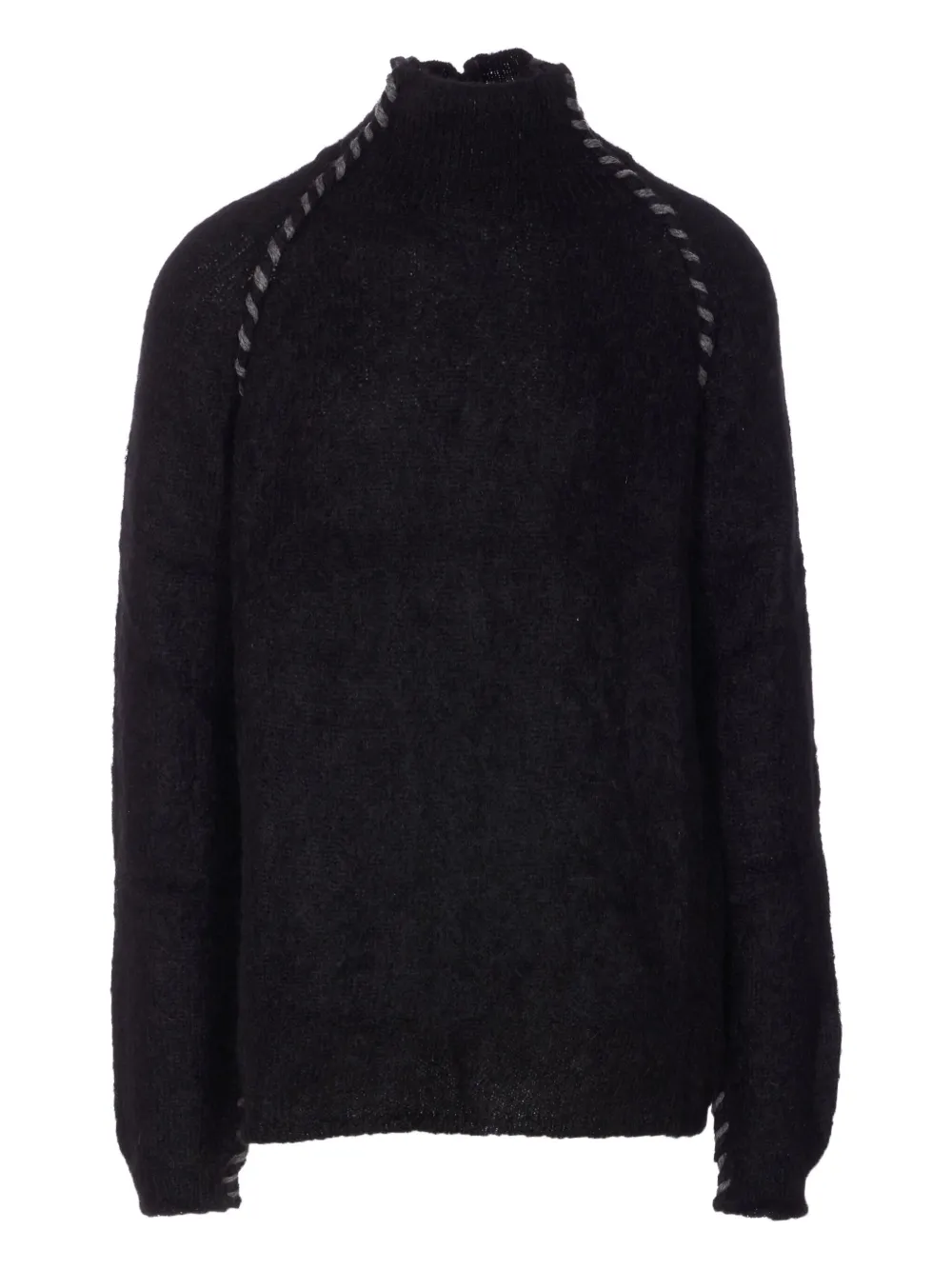 

Свитер с высоким воротом и длинными рукавами Thom Krom, черный