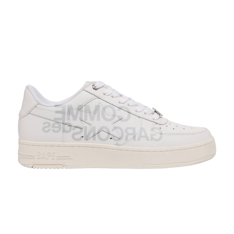 

Кроссовки Comme des Garçons x Bapesta 'White', белый
