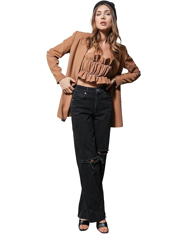 

Блейзер line and dot Marina Blazer, кэмел