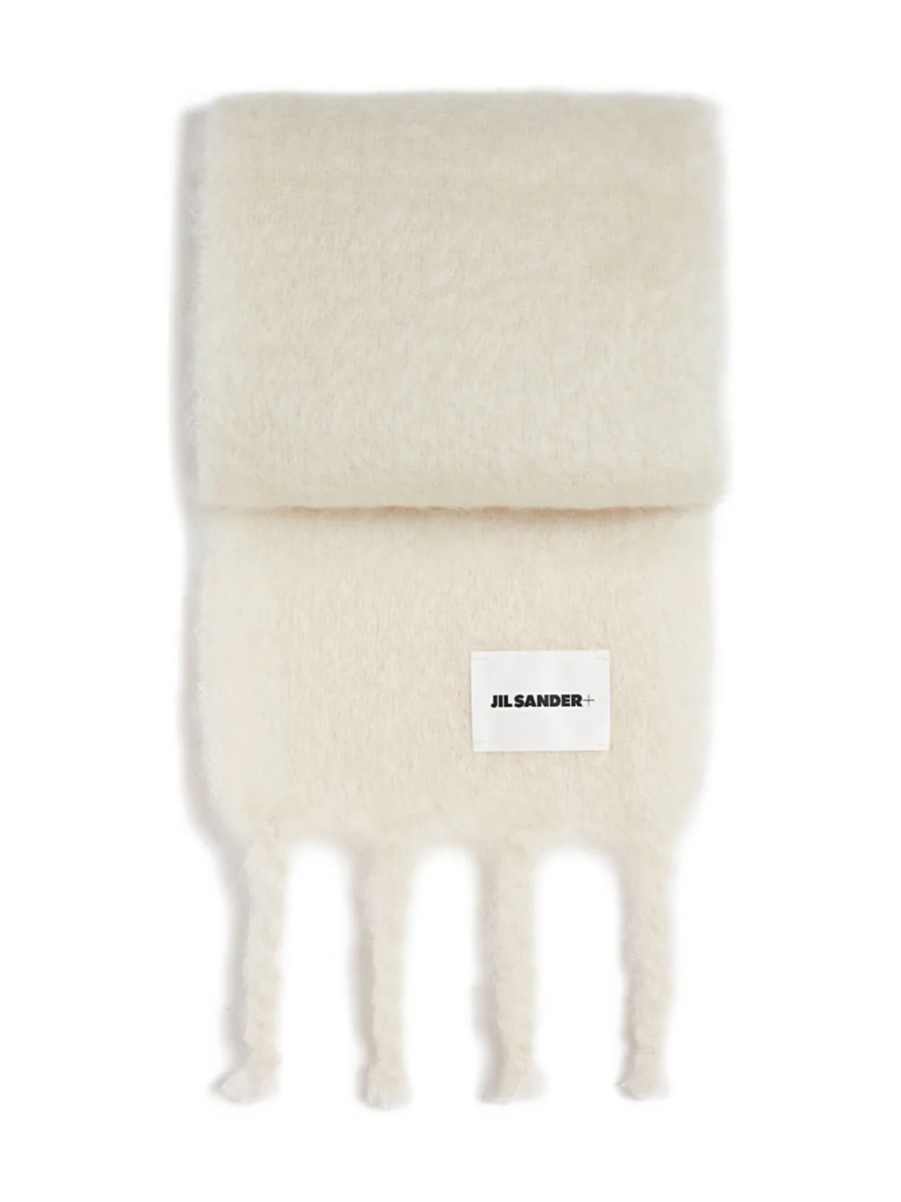 

Шарф с нашивкой-логотипом JIL SANDER+, белый