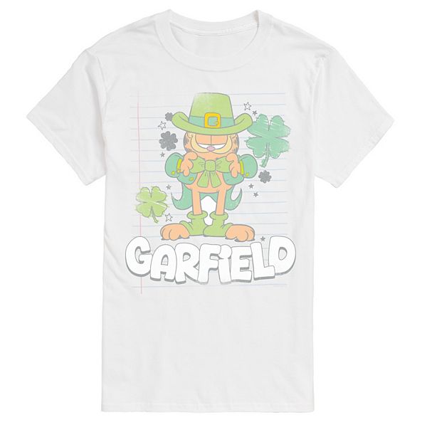 

Футболка Big & Tall Garfield с принтом Clovers Licensed Character