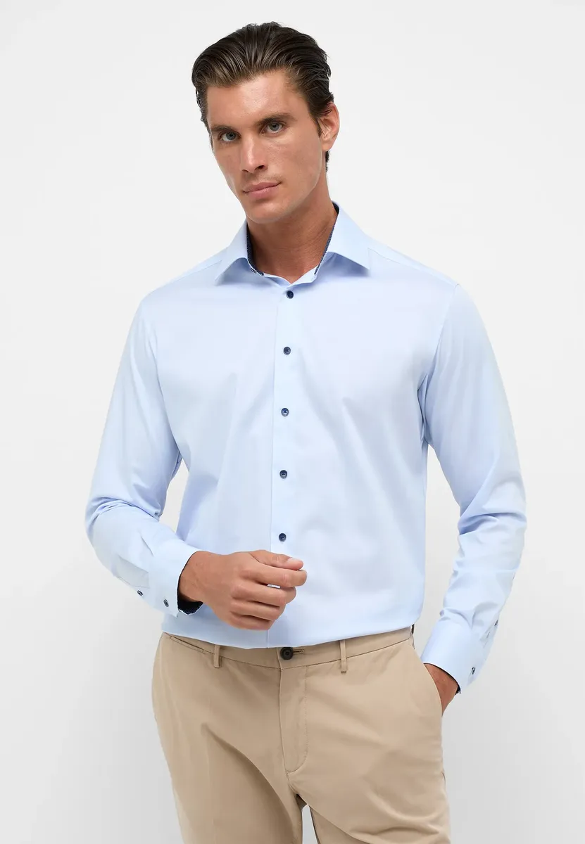

Рубашка Eterna с длинными рукавами "MODERN FIT", голубой