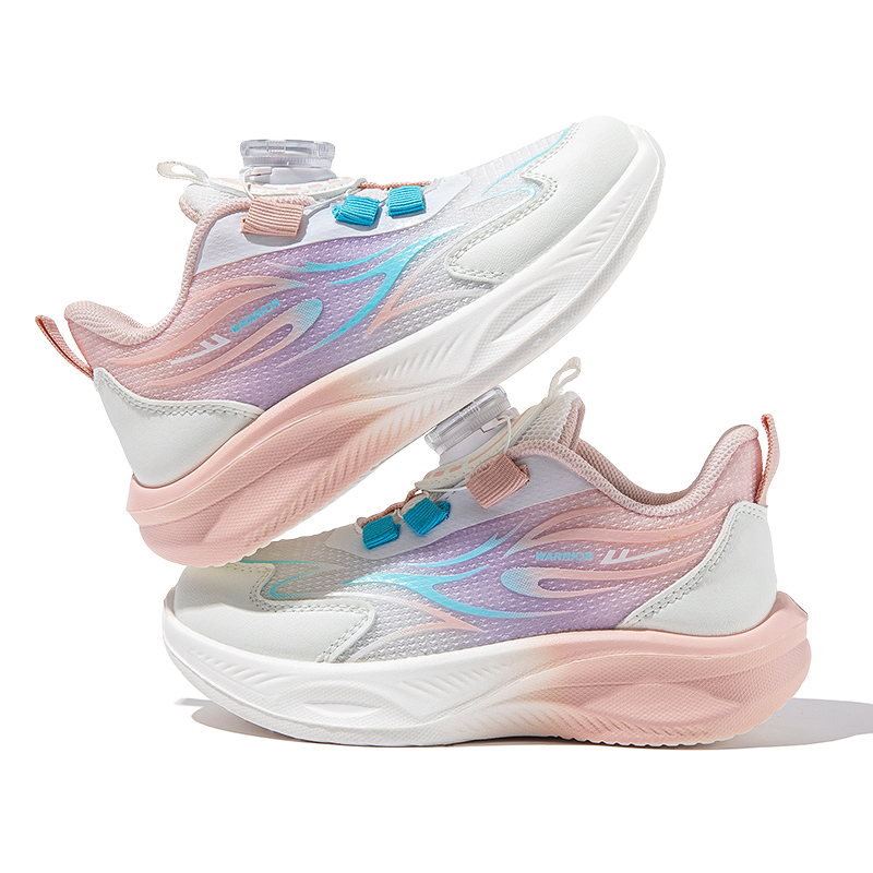 WARRIOR Беговые кроссовки Low top Pink с амортизацией, увеличенной высотой, легкие и устойчивые к истиранию — фото 3