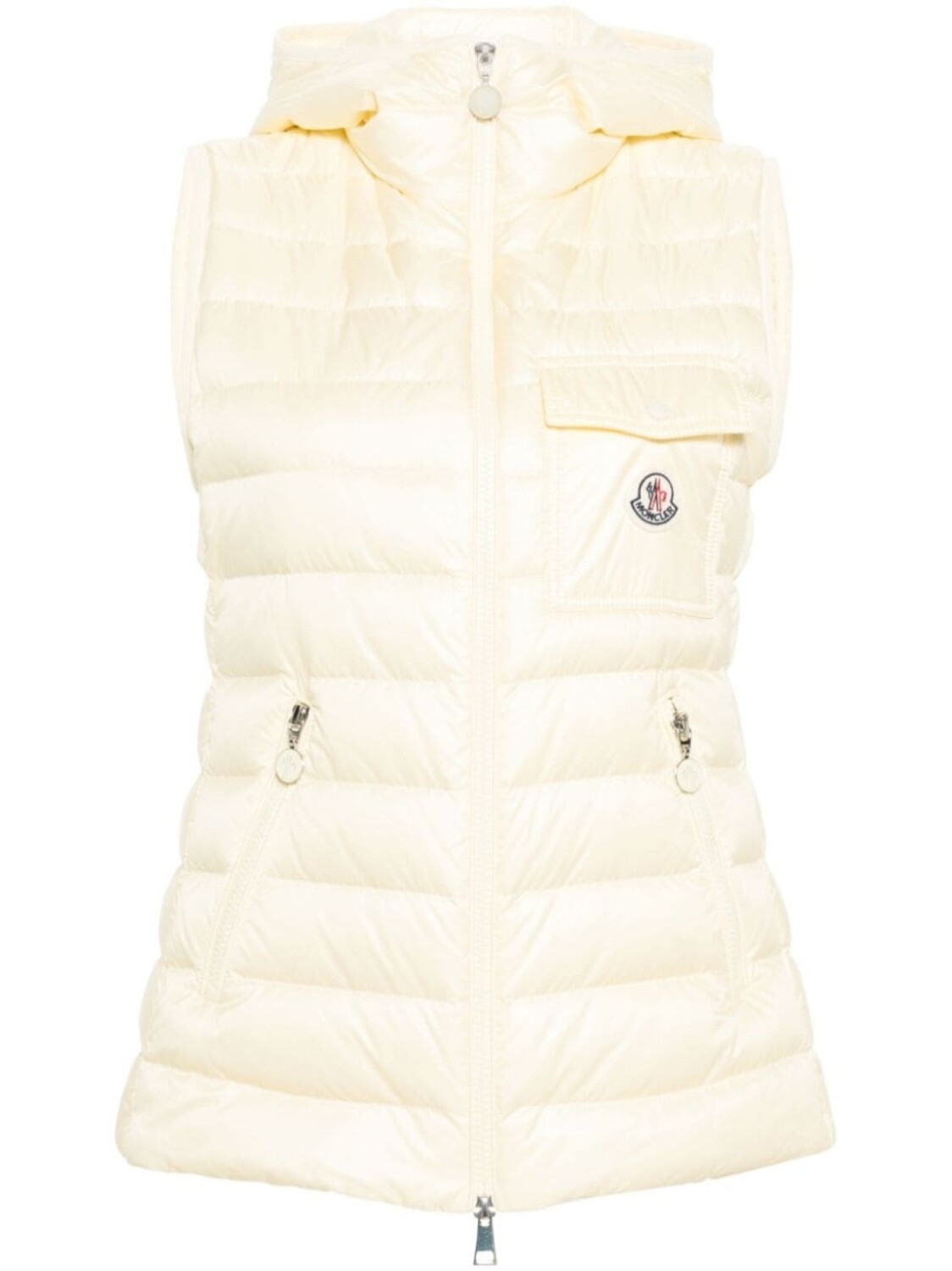 

Moncler дутый жилет Glygos с капюшоном, желтый