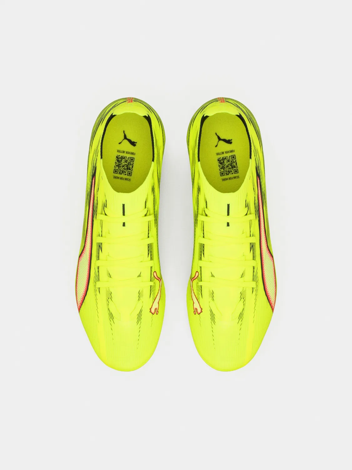 Футбольные бутсы 'ULTRA 6 MATCH' Puma, Lime — фото 3