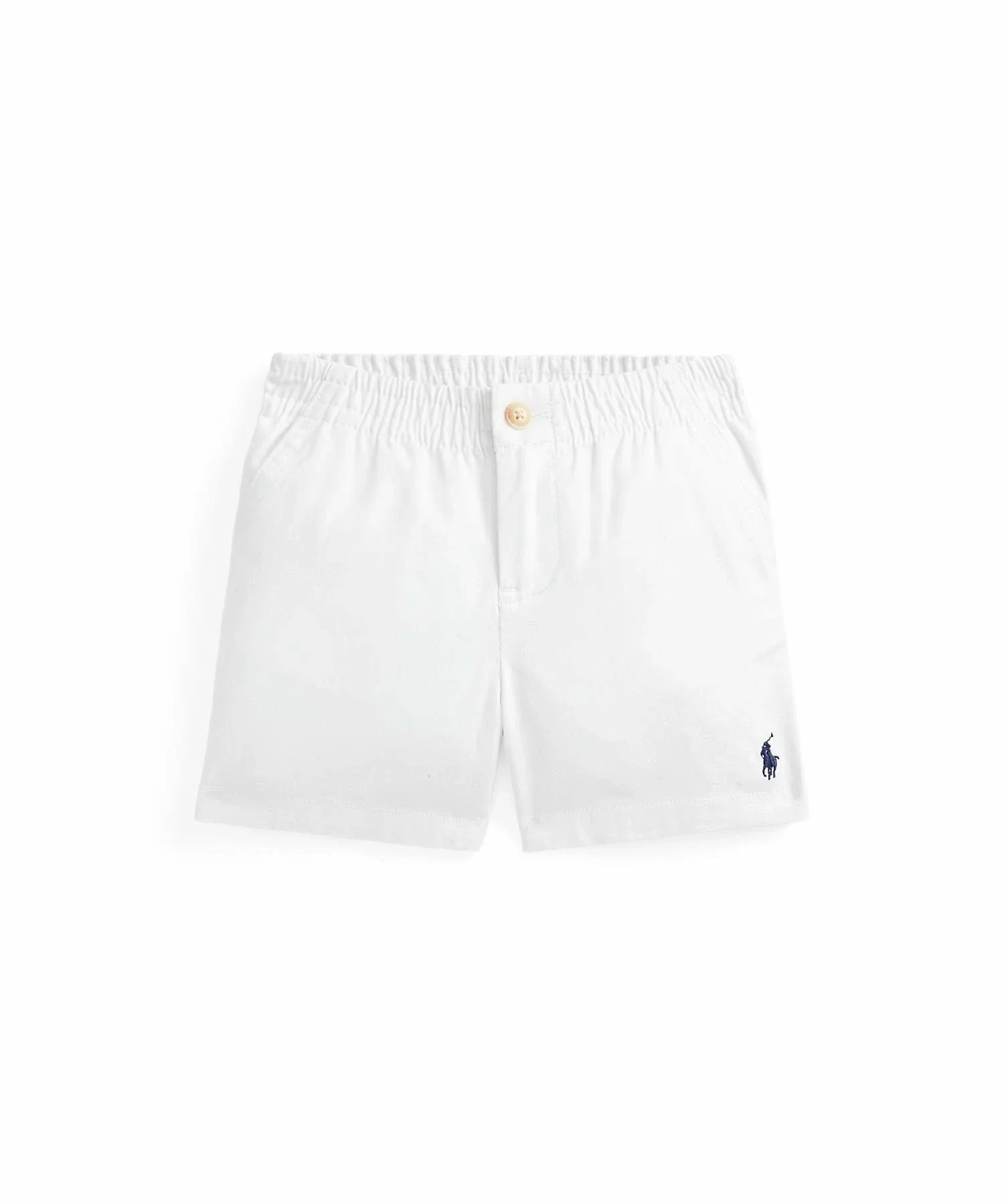 Детские шорты свободного кроя из износостойкой саржи. Polo Ralph Lauren, 100 White