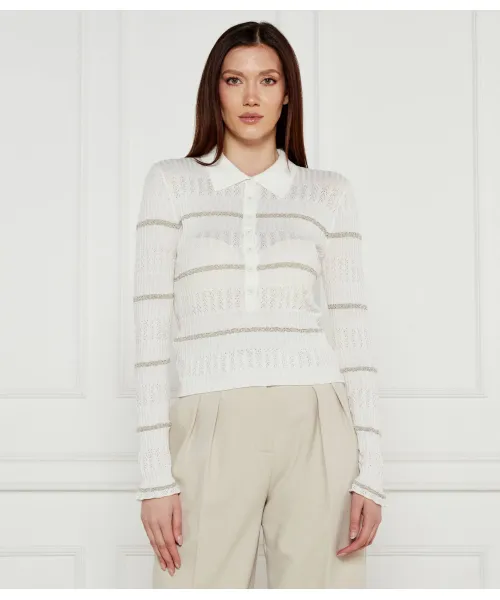 

Свитер Джанну Slim fit Pinko, бежевый