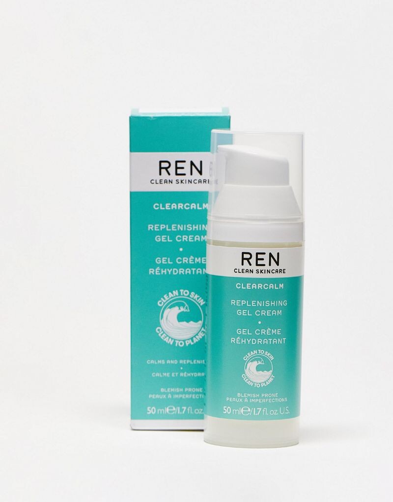 

REN Clean Skincare Clearcalm Восстанавливающий гель-крем, 1,7 жидк. унции