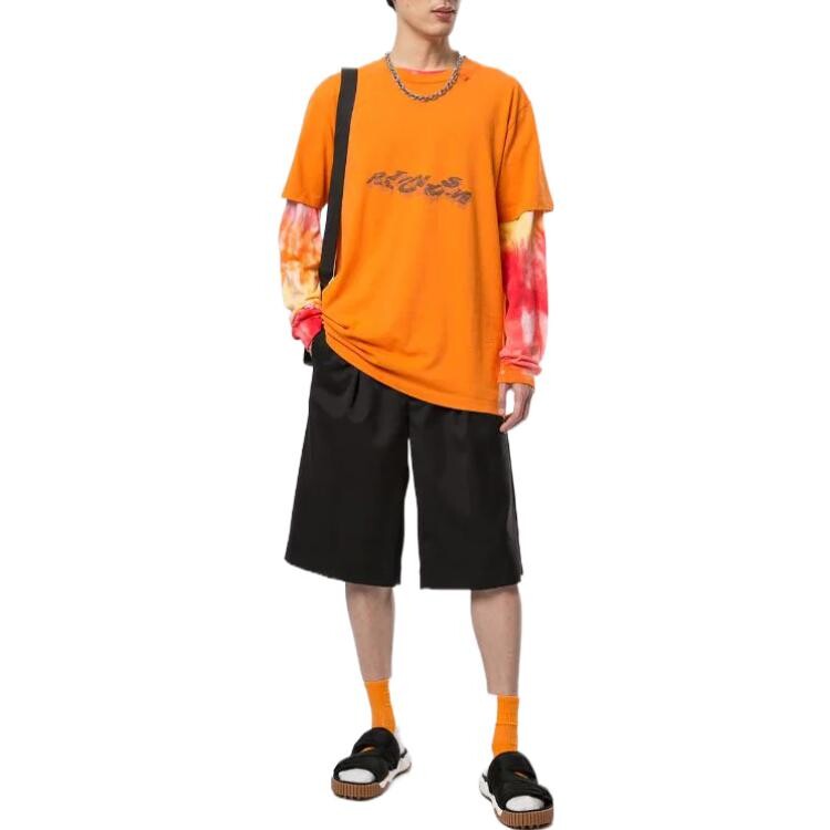 SS22 Футболка мужская оранжевая Off-White, оранжевый — фото 2
