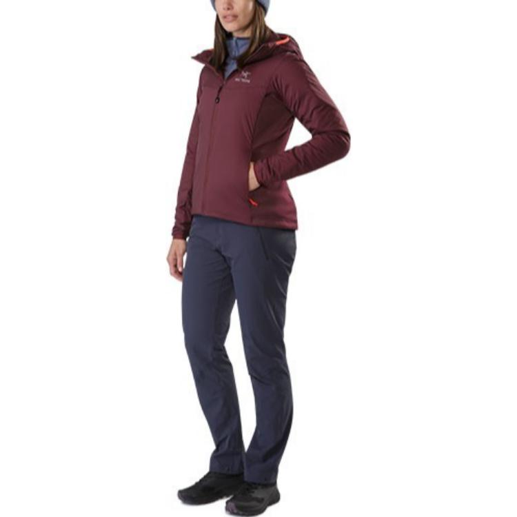 Куртка пуховая ATOM женская Arcteryx, Пыльно-зеленый/Винтажный зеленый/Песчано-коричневый/Фураж/Тацу/Холст — фото 3