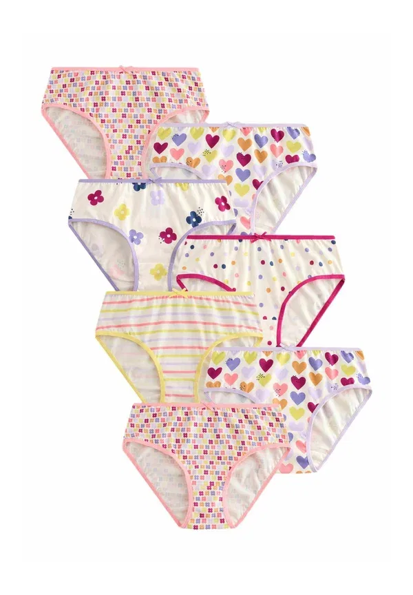 Трусы Regular fit, 7 шт, Next, purple/pink pattern, фиолетово-розовый принт