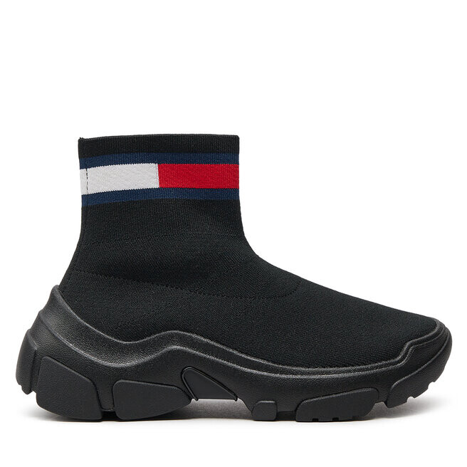 

Кроссовки Tommy Jeans Tjw Sock Boot EN0EN02446 Black BDS, черный