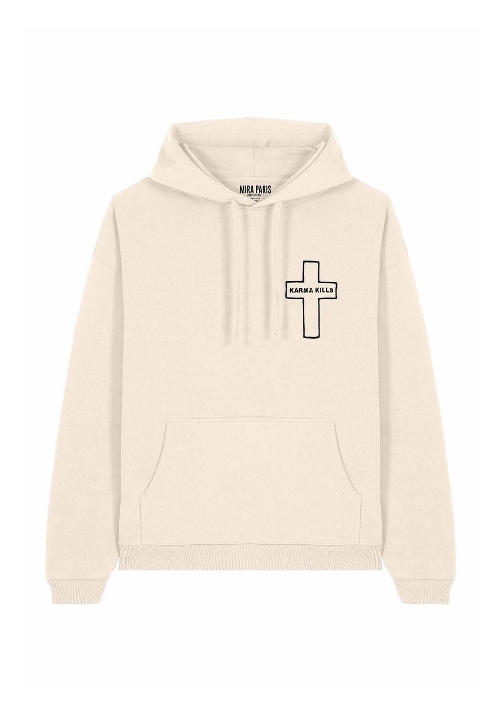 

Толстовка KARMA EMBROIDERY UNISEX con cappuccio Mira Paris, кремовый