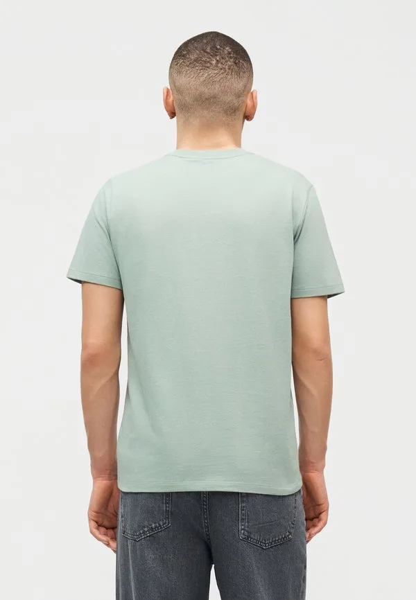 Повседневная мягкая базовая футболка с логотипом Gap, Iceberg Green — фото 3