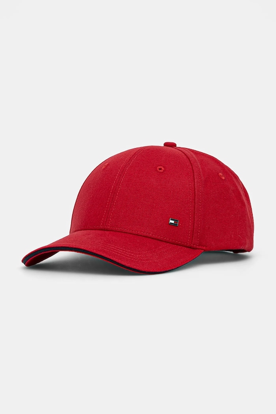 

Хлопковая кепка с козырьком Tommy Hilfiger, красный