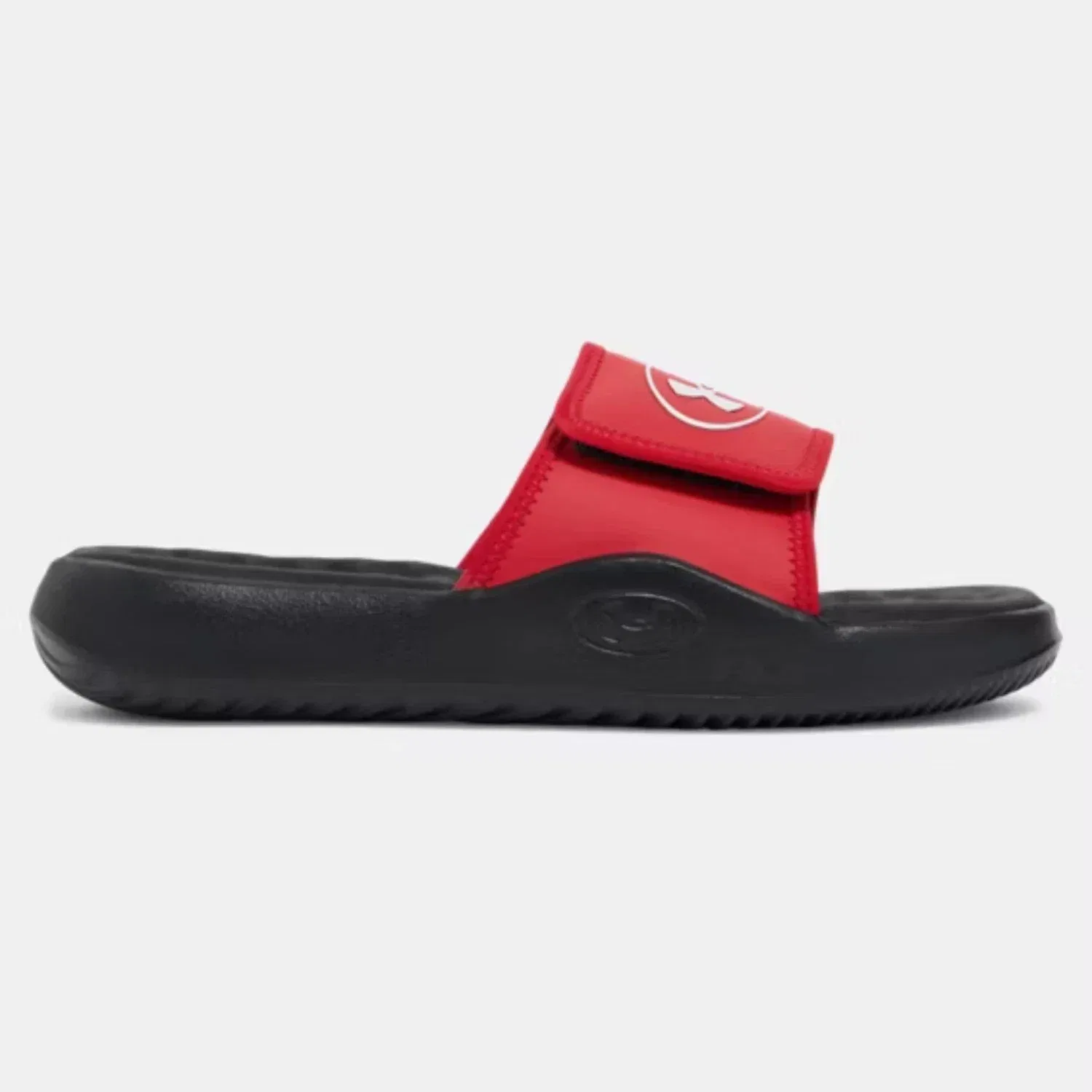 Мужские сандалии Under Armour Ignite Pro 8 6000337-600, красные, без шнурков, модель JAX970 — фото 2