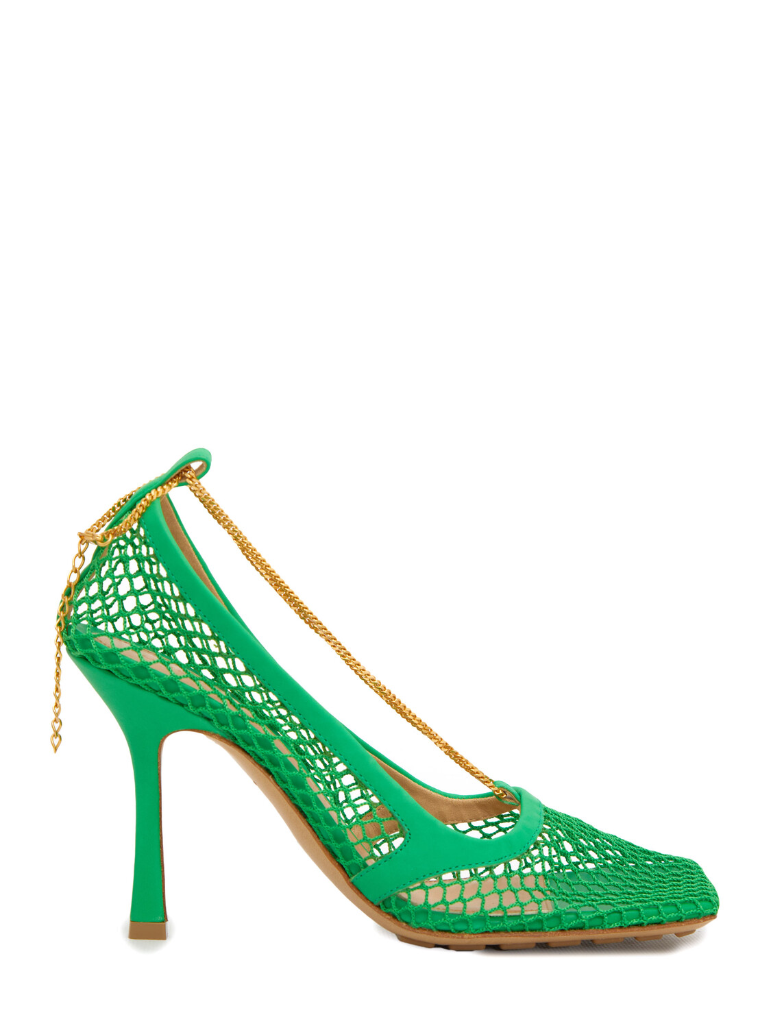 

Сандалии Bottega Veneta Green Stretch, зеленый