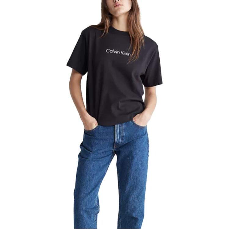 

Футболка женская черная Calvin Klein