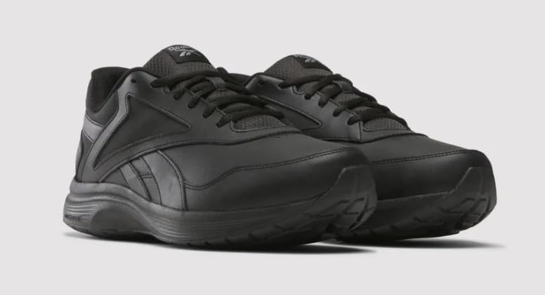 Мужские кроссовки Reebok Walk Ultra 7 DMX Max Wide 4e, черный/серый — фото 2