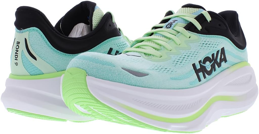 Мужские беговые кроссовки HOKA Bondi 9, синий — фото 2