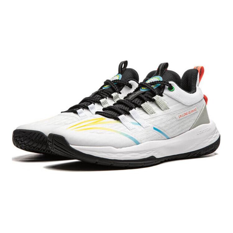 Баскетбольные кроссовки Dragon Fist V3 Kids GS Low-top White Lining Young, белый — фото 3