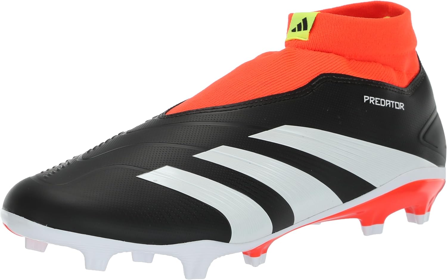 

Футбольные бутсы Adidas Унисекс 24 League Безшнуровые для твердого грунта, белый/черный/красный