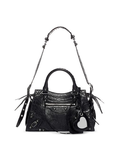 

Мини-кожаная сумка Neo Cagole City Balenciaga, цвет Black