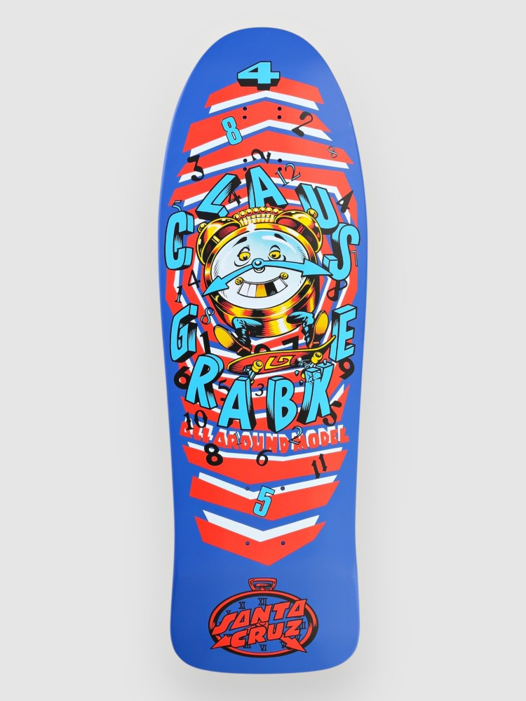 

Дека для скейтборда Santa Cruz Grabke All Around Reissue 9.89″ Skateboard Deck, blue