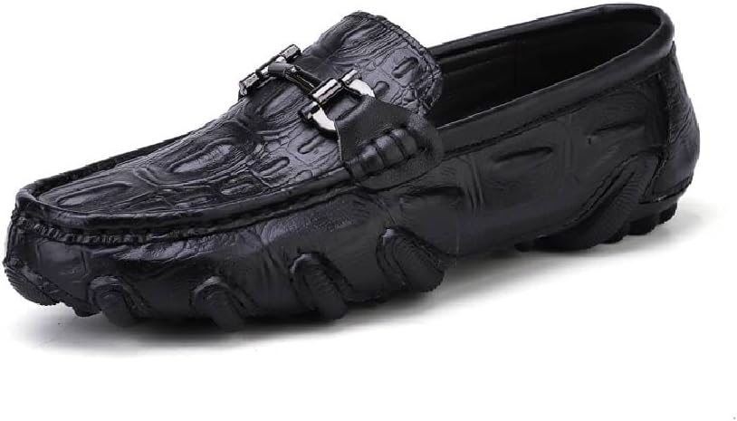 

Мужские кожаные лоферы Asifn, удобная противоскользящая обувь, легкие офисные туфли, деловые мокасины, черный