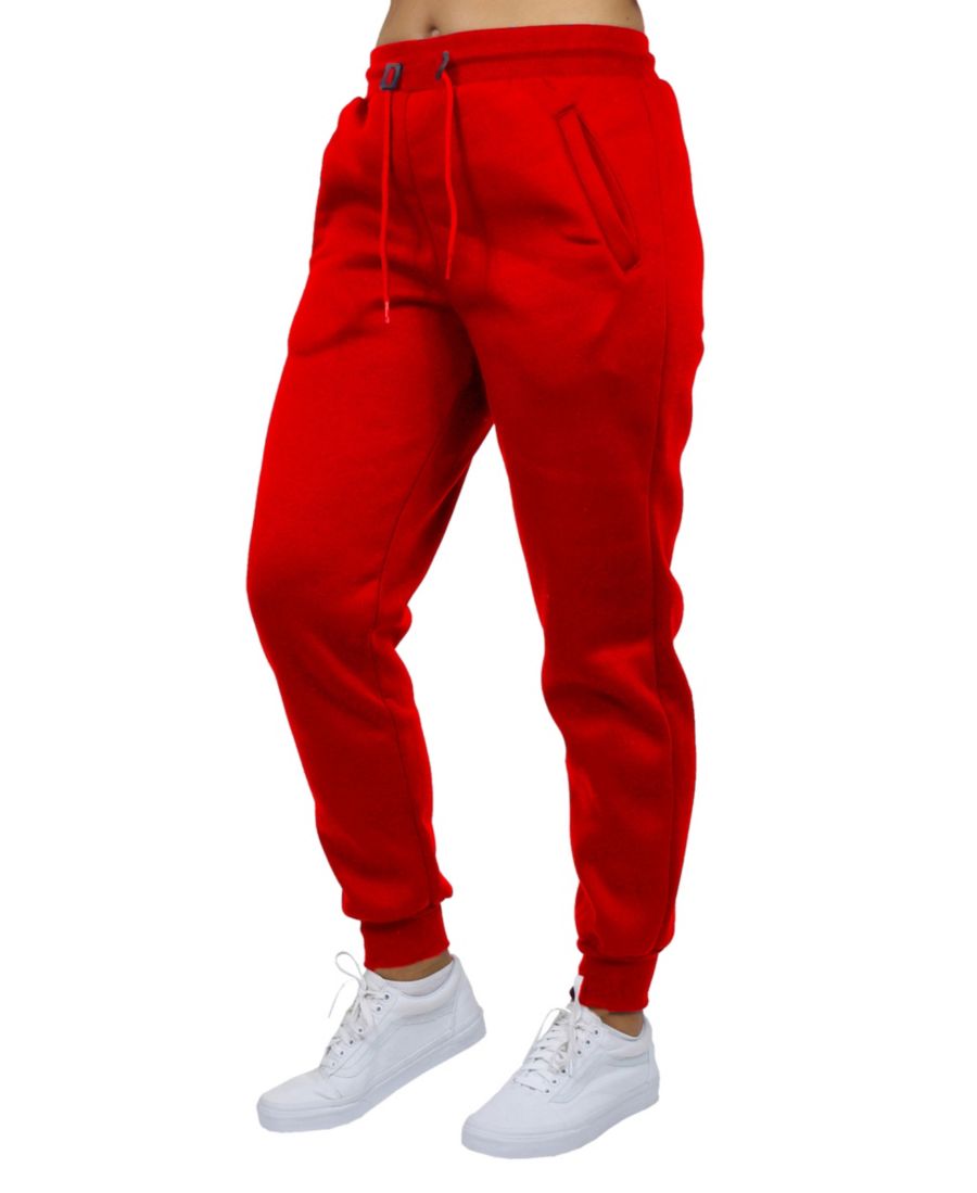 

Женские спортивные брюки свободного кроя на флисовой подкладке Galaxy By Harvic, Red