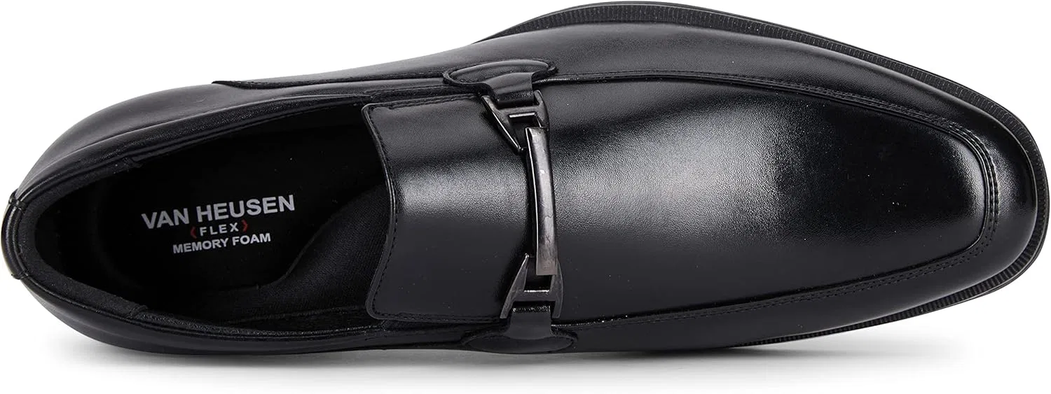 Туфли Van Heusen Men's Tate Oxford Shoes, Black — фото 3