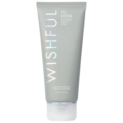 

Скраб для лица и тела Yo Detox Charcoal Enzyme Scrub 3,38 унции 100 мл Wishful