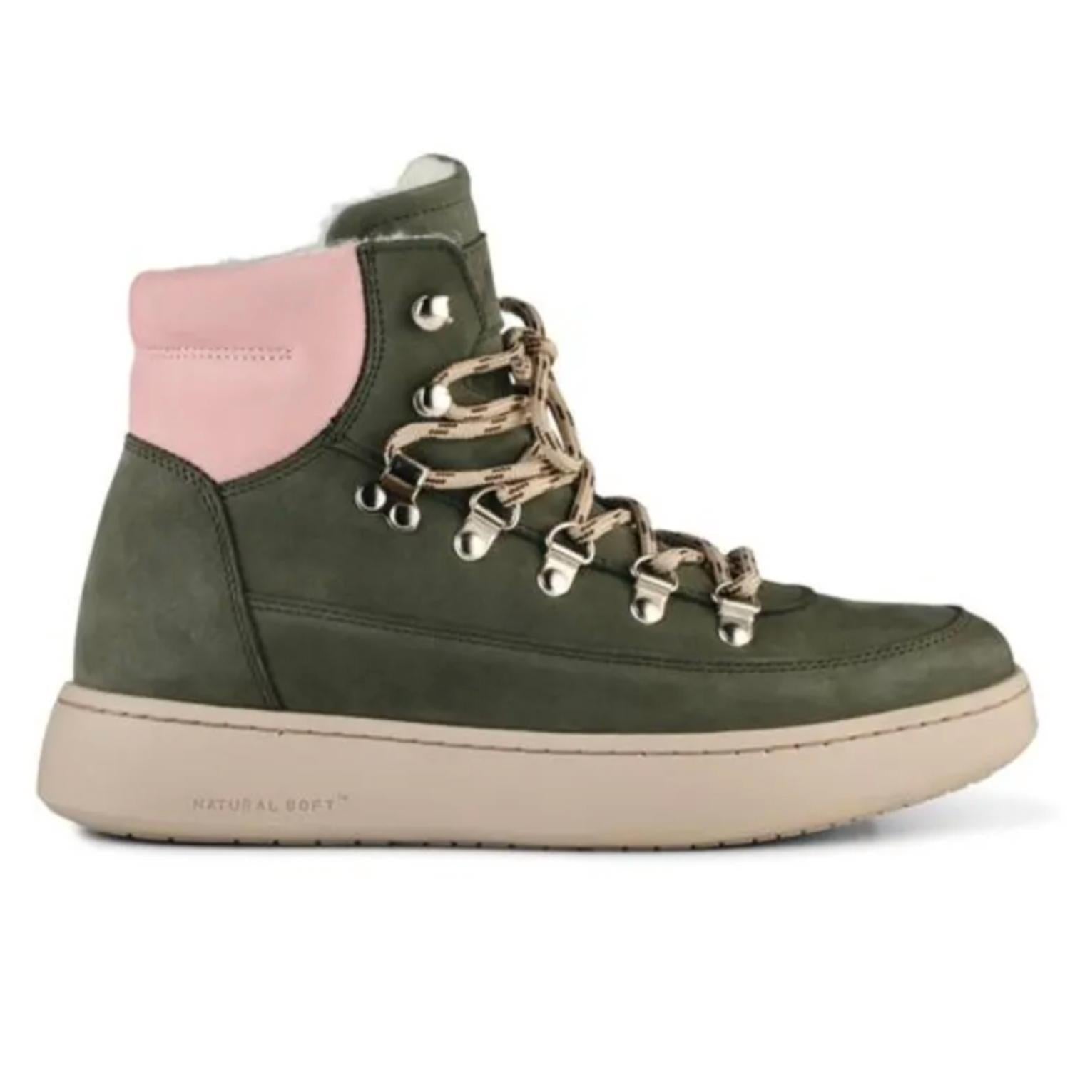 Ботинки Iris Nubuck в цвете Green Rose Woden