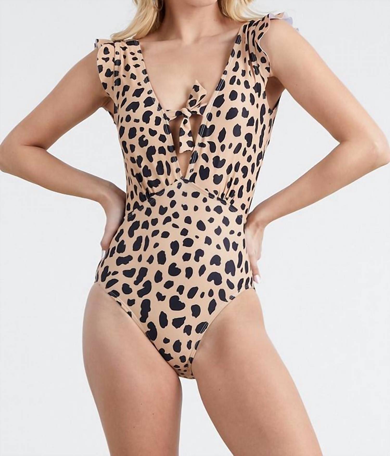 

Купальник Tropic Times в леопардовом цвете MARINA WEST SWIM