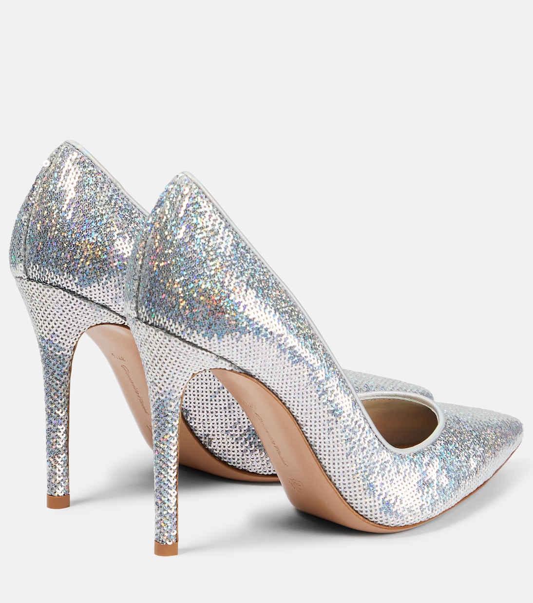 Туфли-лодочки, украшенные блестками Gianvito Rossi, Hologram+Hologram — фото 3