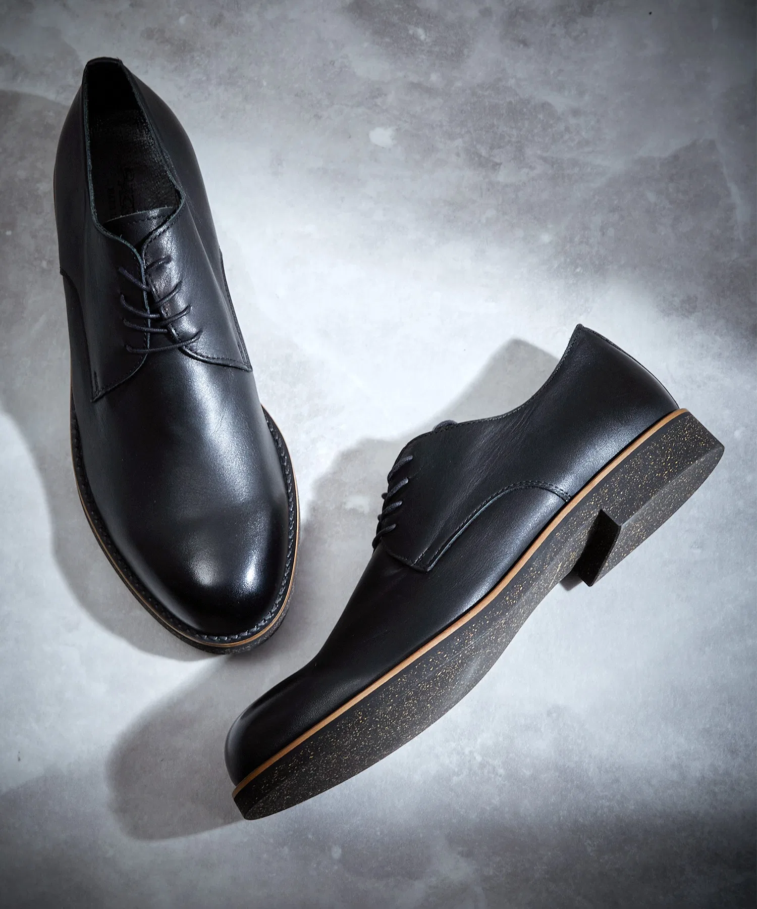 Мужские туфли PADRONE DERBY PLAIN TOE SHOES (WATER PROOF LEATHER)