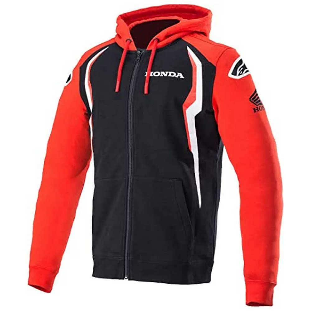 

Толстовка Alpinestars Honda full zip, красный