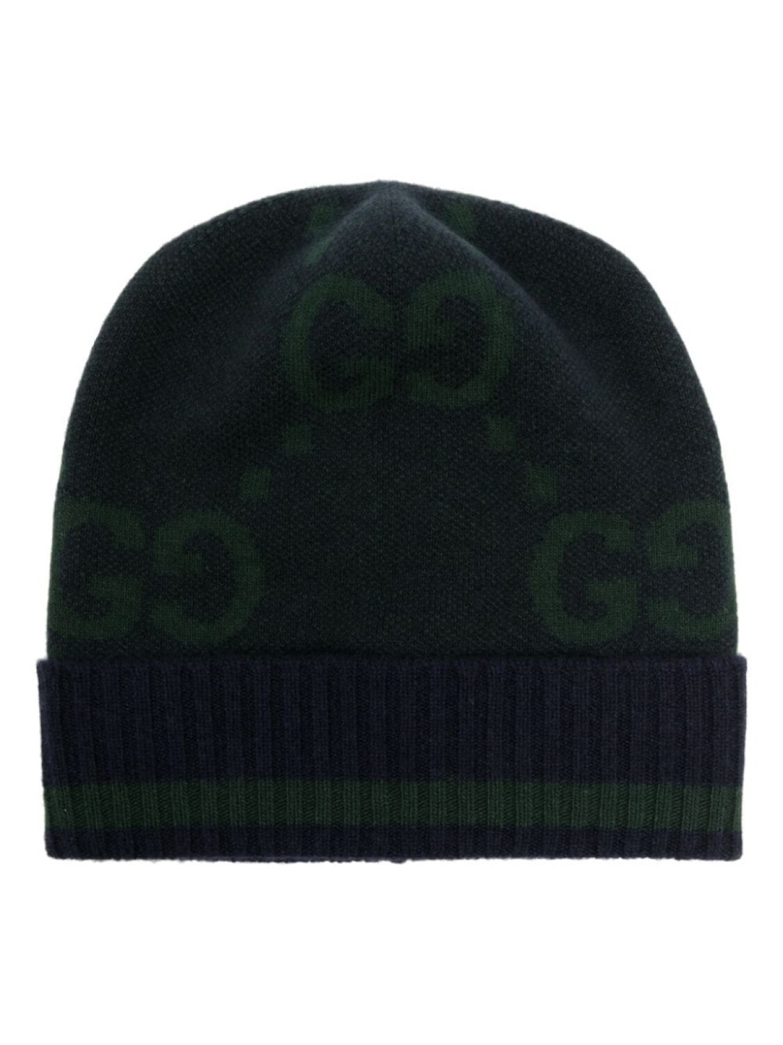 

Шапка бини с узором GG Gucci, синий