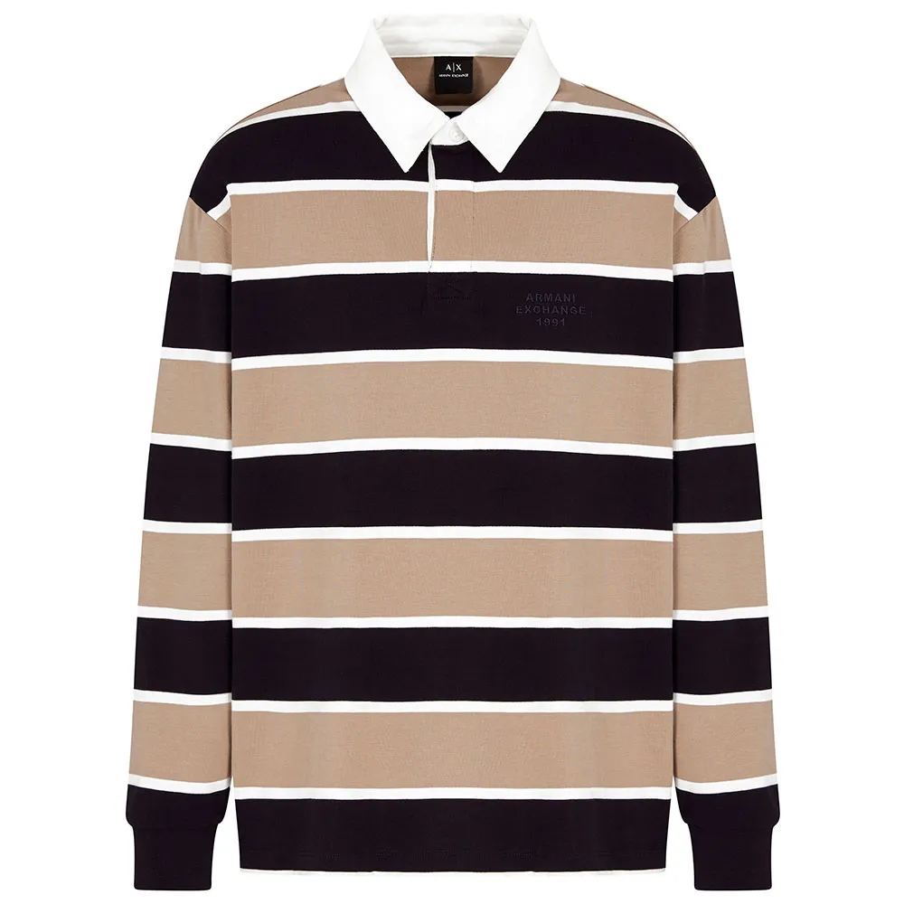 

Поло с длинным рукавом Armani Exchange XM000463_AF13024, коричневый