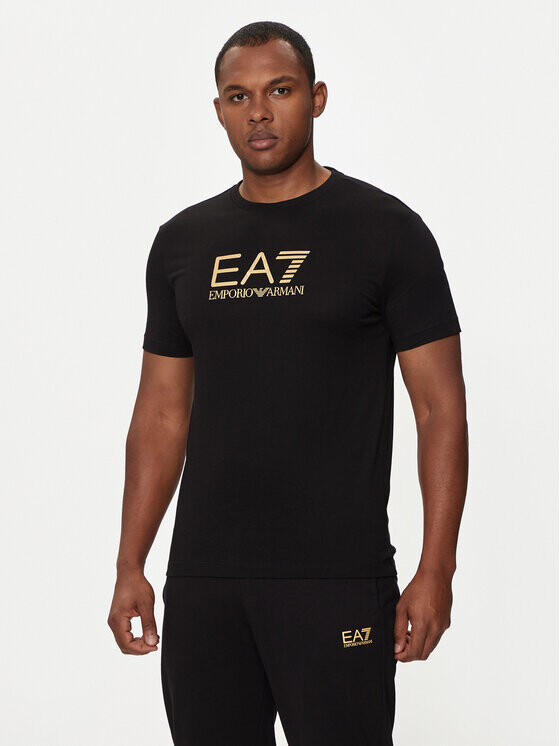 

Футболка стандартного кроя Ea7 Emporio Armani, черный