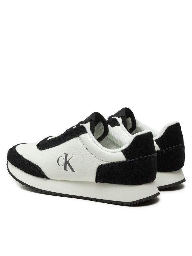 Кроссовки Calvin Klein Jeans Runner Laceup Low Mix Mg YW0YW01798, белый — фото 3